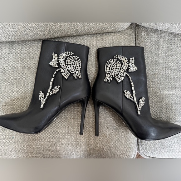 Michael Kors Shoes - Michael Kors leather crystal boots